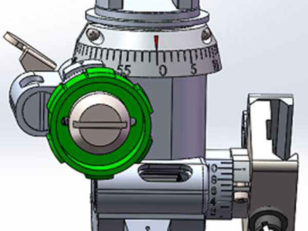 Universal scope for 60mm mortar